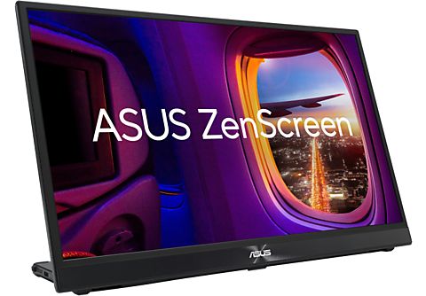 Monitor gaming - ASUS ZenScreen MB17AHG, 17.3", Portátil, Full-HD, Ultrafino, 5 ms, 144 Hz, HDMI, Negro