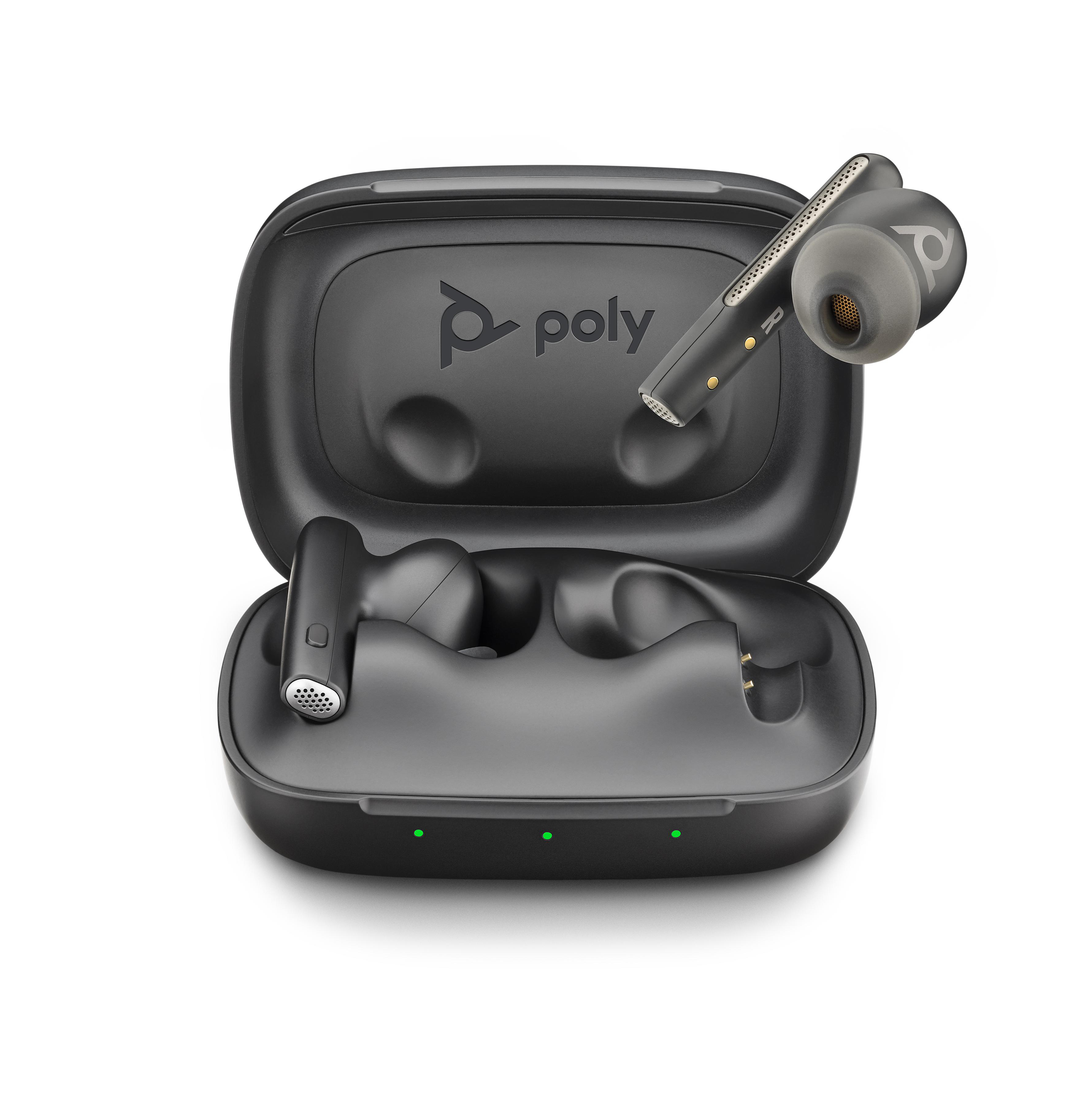 POLY Voyager Free 60, In-ear Schwarz Bluetooth Kopfhörer