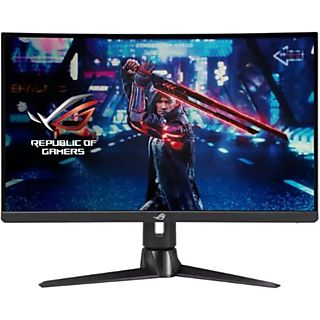 Monitor gaming - ASUS ROG Swift XG27AQV, 27 " Curvo, WQHD, 1 ms, 170 Hz, FreeSync Premium, Negro