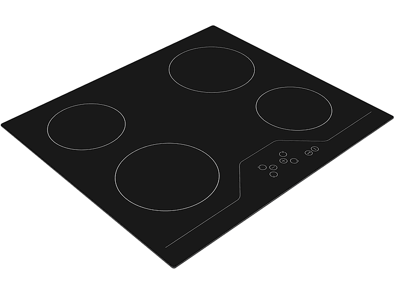 OK. OBH 2611 Elektrokochfeld (520 mm breit, 4 Kochzonen)