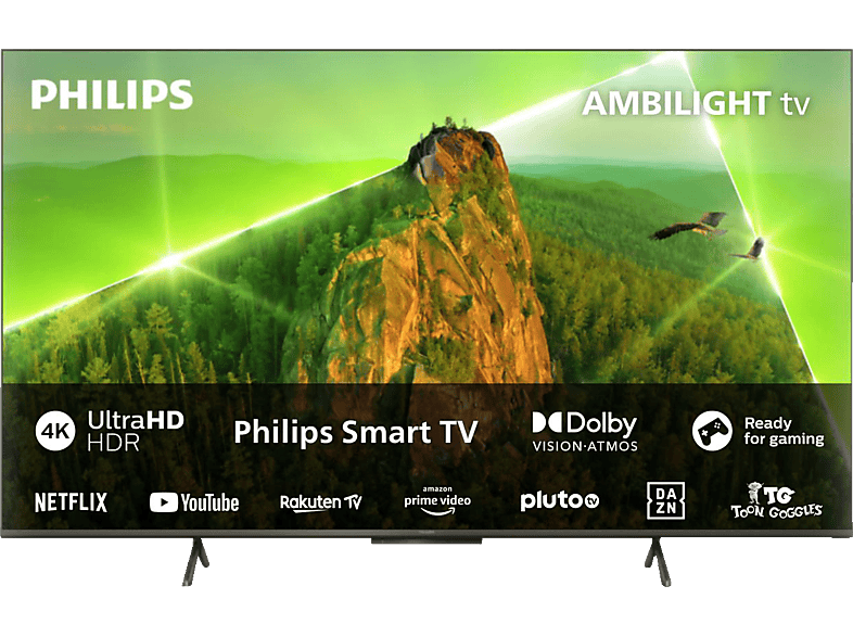 PHILIPS 55PUS8108/12 4K LED Ambilight TV (Flat, 55 Zoll / 139 cm, UHD