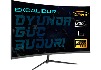 CASPER Excalibur M.E238FHD-G 23.8'' 200Hz 1MS Curved G-Sync Full HD Gaming Monitör Siyah_0