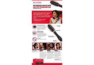 REVLON RVDR5298 One Step Plus Volumiser Saç Kurutma Makinesi ve Şekillendirici Siyah_5