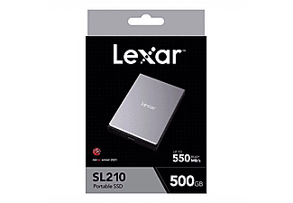 LEXAR External 500 GB Taşınabilir SSD Gri_3