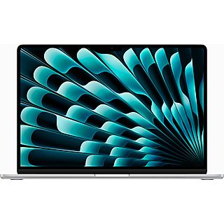 APPLE MacBook Air 15 Zoll, M2 Chip 8-Core und 10-Core GPU, 8GB RAM, 512GB SSD, Silber (MQKT3D/A)
