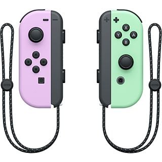 Mando Nintendo Switch - Joy-Con Set, Nintendo Switch, Izquierda y Derecha, Vibración HD, Morado y Verde