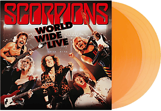 Scorpions - World Wide Live (Remastered) (Transparent Orange Vinyl) (Vinyl LP (nagylemez))