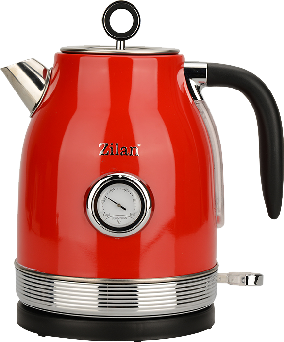 ZILAN ZLN7033 Retro vízforraló, 2200W, piros