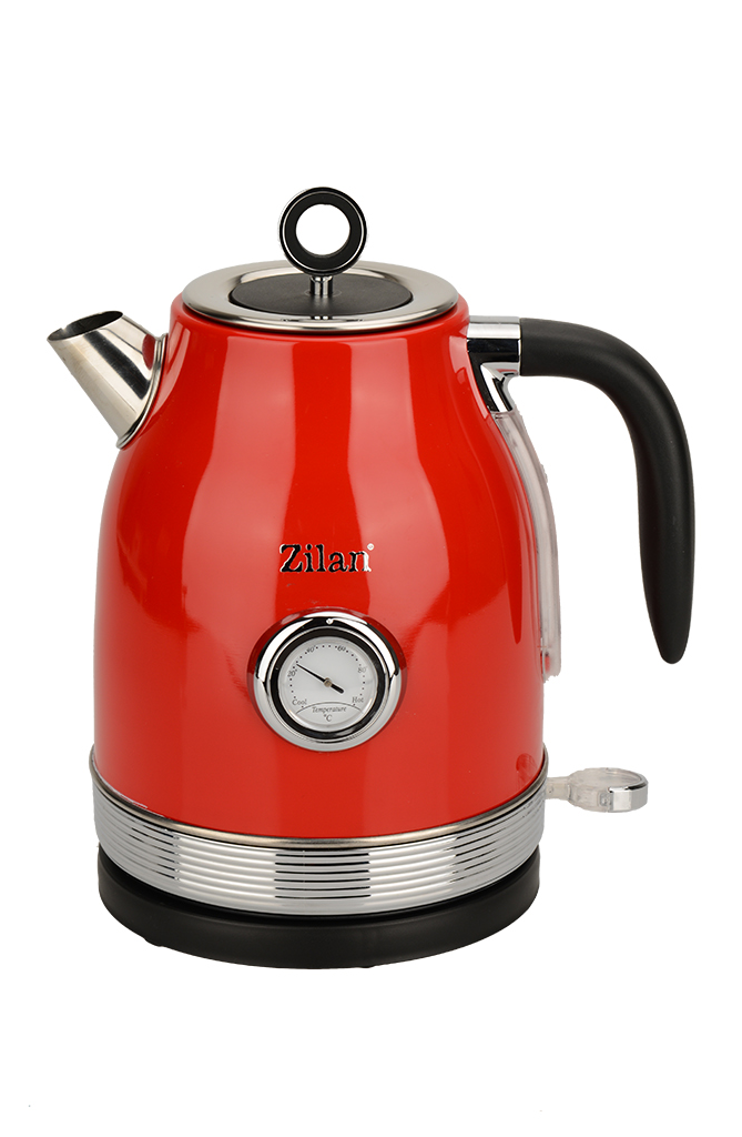 ZILAN ZLN7033 Retro vízforraló, 2200W, piros