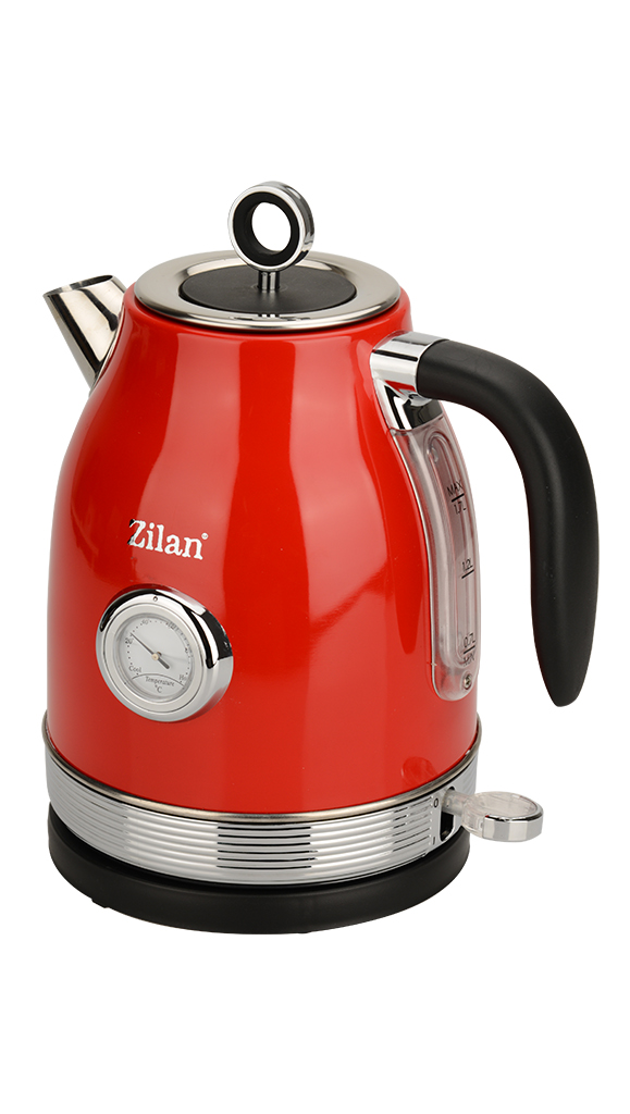 ZILAN ZLN7033 Retro vízforraló, 2200W, piros