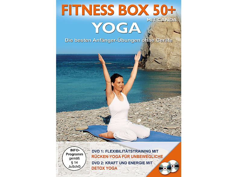 Fitness Box 50+ Yoga - Die besten Anfänger-Übungen ohne Geräte DVD