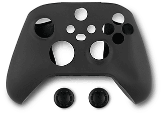 SPARTAN GEAR szilikon tok + hüvelykujj csúszásgátló Xbox Series X/S kontrollerhez, fekete