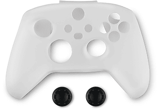 SPARTAN GEAR szilikon tok + hüvelykujj csúszásgátló Xbox Series X/S kontrollerhez, fehér