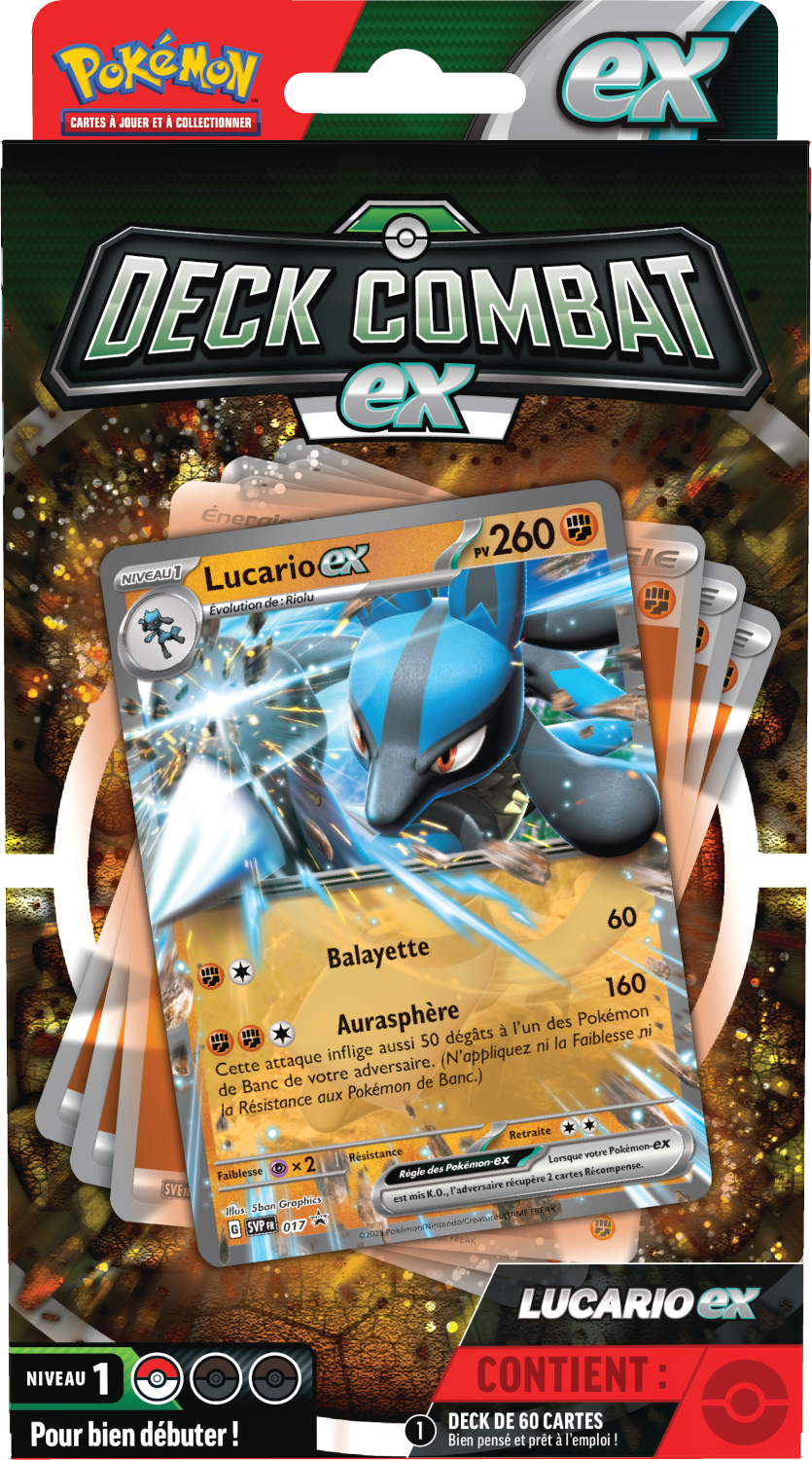 Deck Combat EX Pharam / Lucario FR