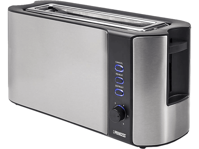 PRINCESS 142353 - Toaster (Edelstahl/Schwarz)