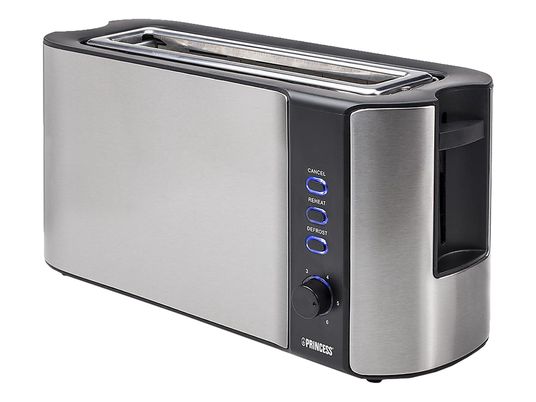 PRINCESS 142353 - Toaster (Edelstahl/Schwarz)