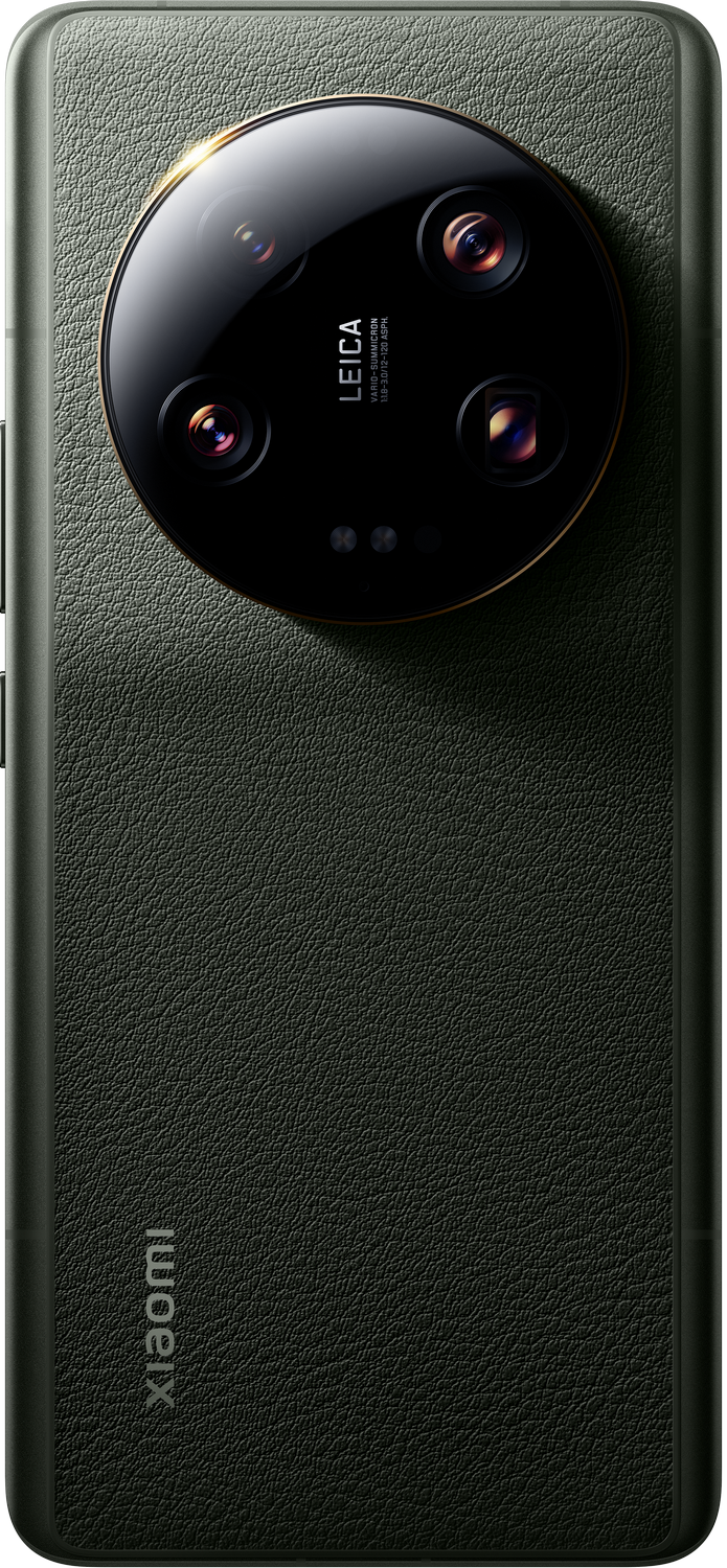 Primer plano de la parte trasera de un smartphone. El módulo de la cámara tiene la marca Leica.