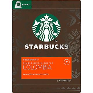 Cápsulas monodosis - Starbucks Single Origin Colombia, 100% Colombia, Afrutado, 18 cápsulas