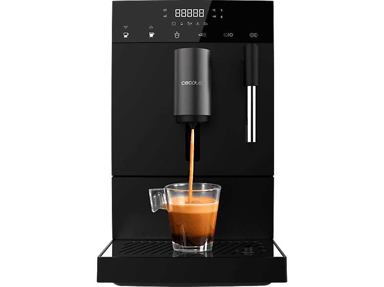 Cecotec Cafetera Superautomática Compacta Cumbia Cremmaet Compact. 1350 W,  19 Bares y Sistema Thermoblock, Depósito 1,1 L de Agua y 150 gr de Café,  Plug&Play, Limpieza Automática : : Hogar y cocina