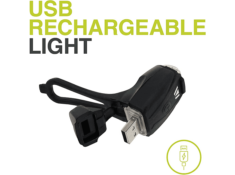 Newrban newMLightUSBK USB-Licht für Fahrrad und Scooter; Frontlicht — Foto 4 von 5