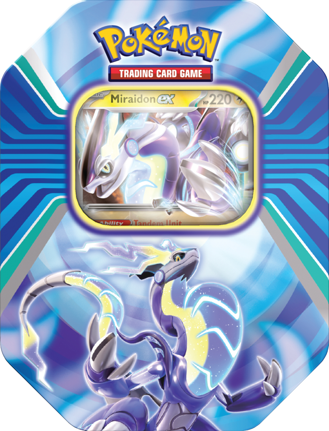 Tin Box Scarlet & Violet EX Koraidon/Miraidon UK