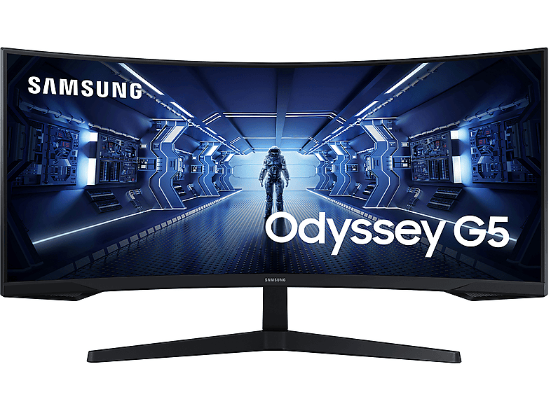 Samsung Odyssey G5 - G55T 34'' Monitor Gaming, 34", Wqhd, 3440 x 1440 Pixel