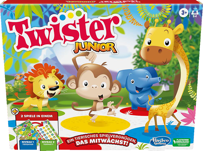 HASBRO GAMING Hasbro F7478100 Twister Junior Kinderspiel Mehrfarbig