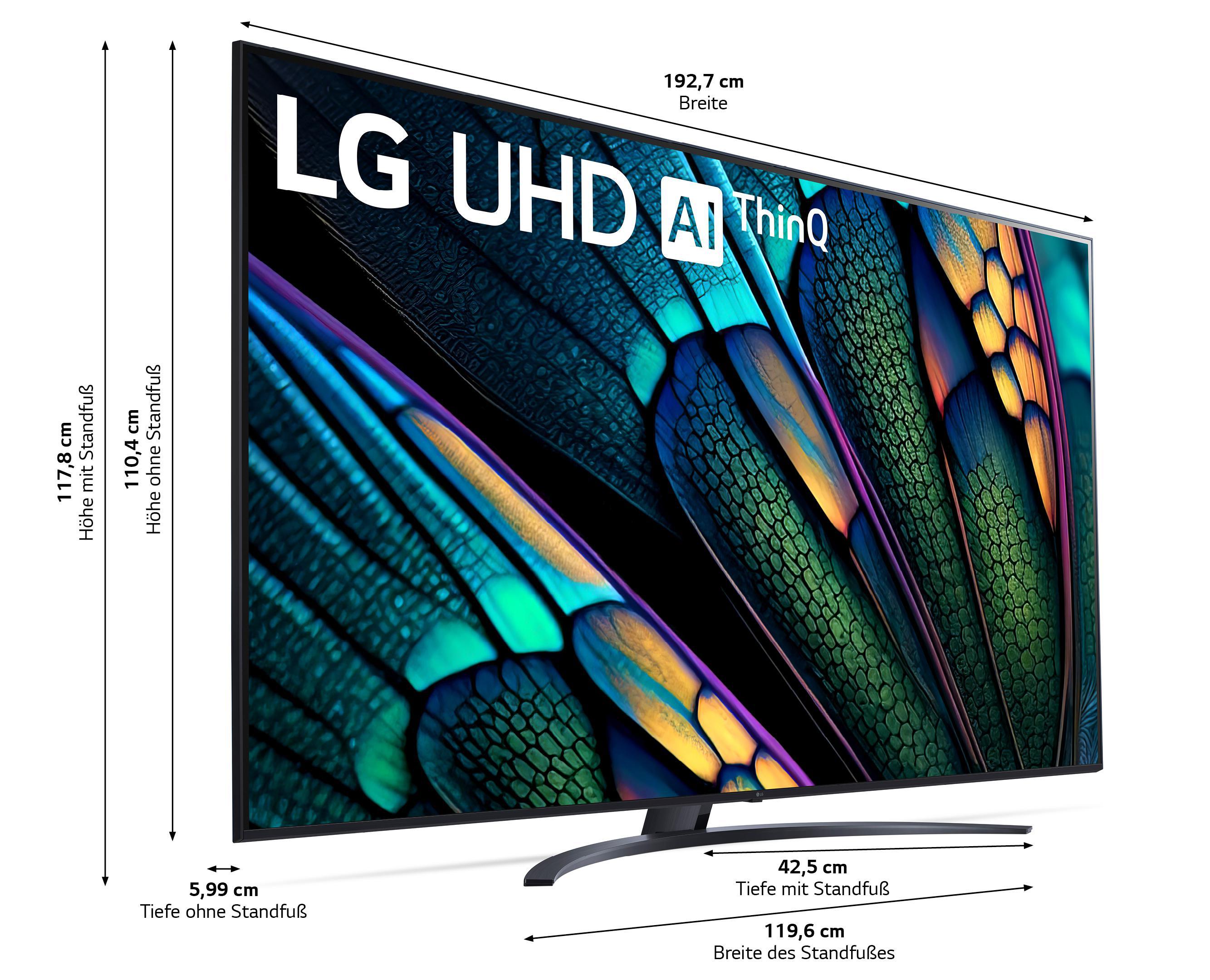 LG 75UR81006LJ LG UHD TV SMART 23) cm, UHD (Flat, 190 75 / webOS 4K, TV, Zoll
