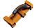 URBAN PRIME Hordpánt rollerekhez, narancssárga (UP-AC-220029)