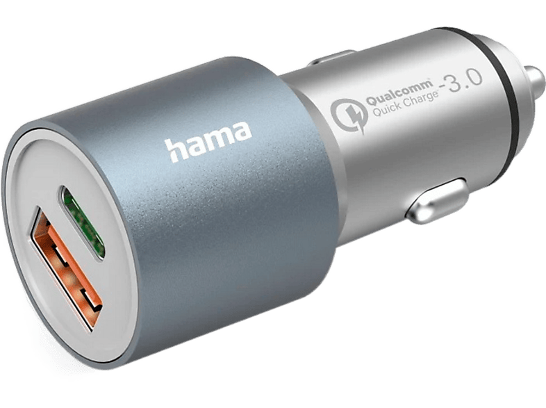 Hama Chargeur Voiture Fast Charge Bleu (00125127)