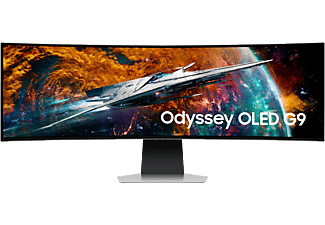 SAMSUNG Odyssey OLED G9 LS49CG954SU - Gaming Monitor, 49 ", DWQHD, 240 Hz, Silber