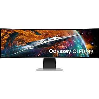 SAMSUNG Odyssey OLED G9 LS49CG954SU - Gaming Monitor, 49 ", DQHD, 240 Hz, Silber