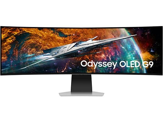 SAMSUNG Odyssey OLED G9 LS49CG954SU - Monitor da gaming, 49 ", DQHD, 240 Hz, Argento