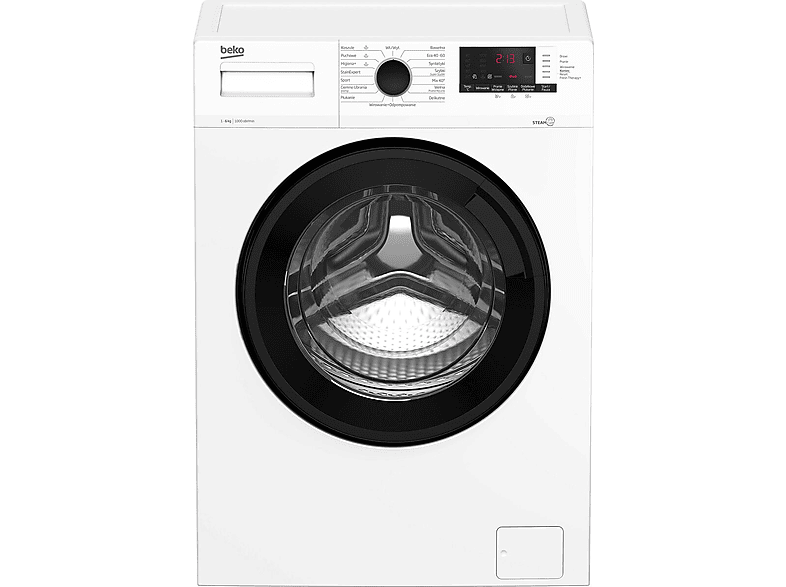 PRODUKT PO EKSPOZYCJI - Pralka BEKO WUE6512WPBSE 6kg 1000obr. Slim SteamCure