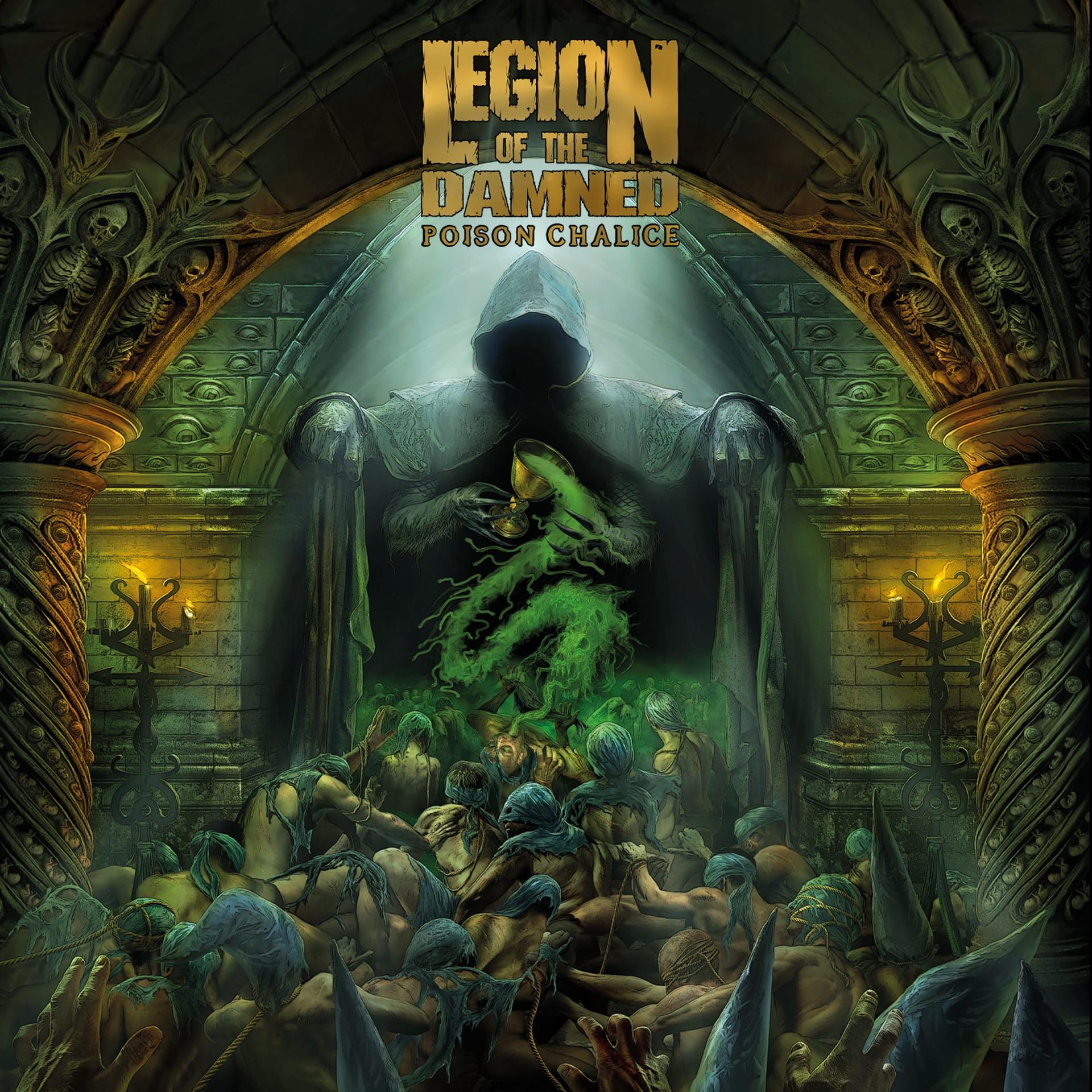 A Legion of the Damned album borítója egy sötét, gótikus jelenettel.