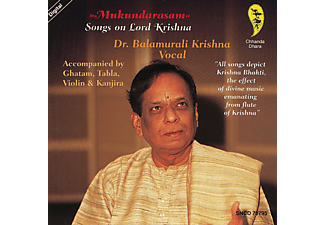 Dr. Balamurali Krishna - Mukundarasam - Songs Of Lord Krishna (CD)