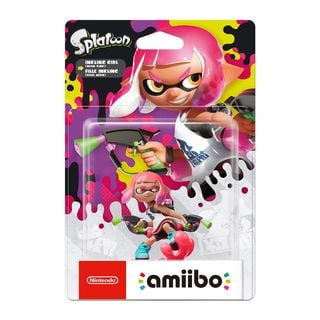 Figura - Nintendo amiibo Colección Splatoon: Inkling Chica (Neon Pink)