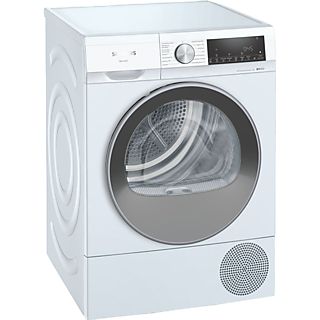 Secadora  Bomba de calor - Siemens WQ35G200ES, IQ500, 8 kg, 14 programas, Display LED, auto Dry, Blanco