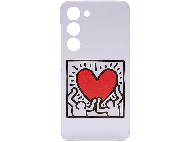 Samsung CUS S23 Heart Haring, Cover per Galaxy,Multicolore