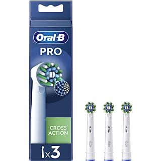 Recambio para cepillo dental - Oral-B Pro CrossAction, Cabezales De Recambio, Pack De 3 Unidades