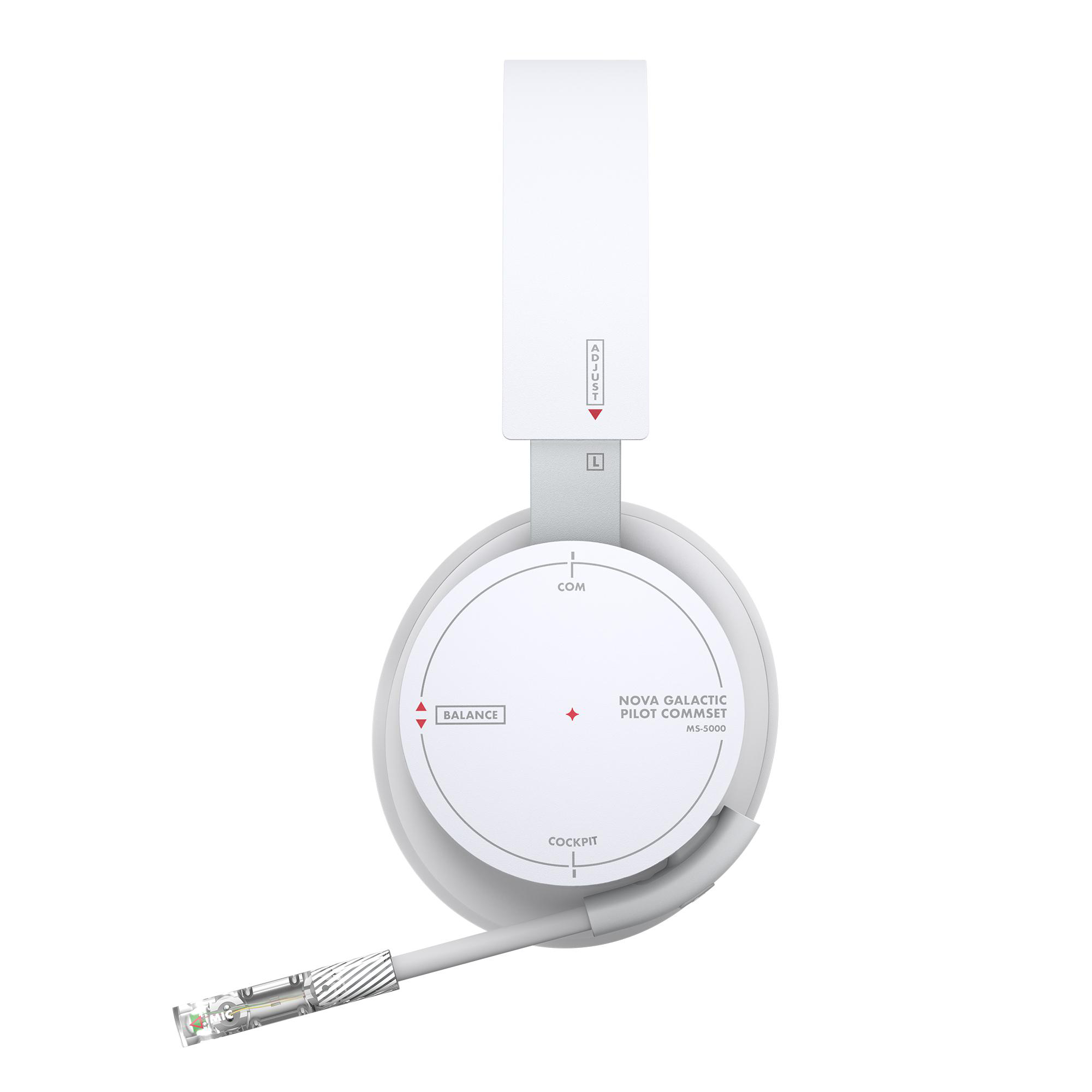 MICROSOFT Xbox Wireless Starfield, Over-ear Gaming Headset Bluetooth Weiß/Rot