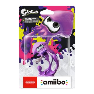 Figura - Nintendo amiibo Colección Splatoon: Calamar Inkling (Morado Neón)