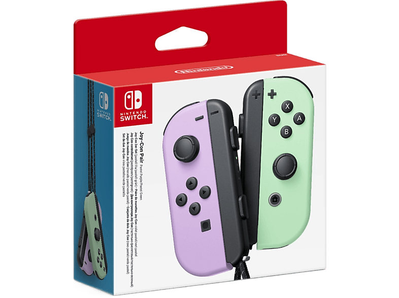 Nintendo Switch Joy-con-controllerset Pastelpaars / Pastelgroen Controller Nintendo Paars Groen