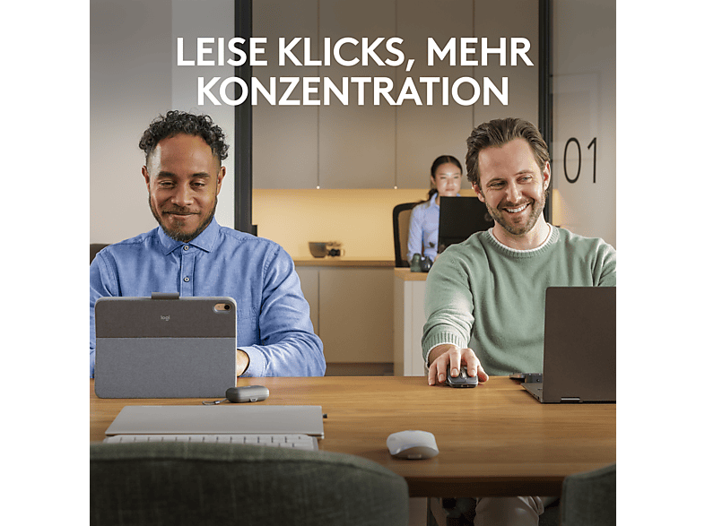 LOGITECH MX Anywhere 3s Kabellose Maus, Bluetooth, Grafit — Foto 2 von 5