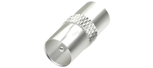 HAMA FIC ST adapter, koax dugó-dugó toldó, ezüst (205219)