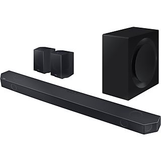 Barra de sonido - Samsung HW-Q990C/ZF, Bluetooth, Dolby Atmos inalámbrico, 11.1.4 canales, Compatible con asistentes de voz, WiFi, Negro