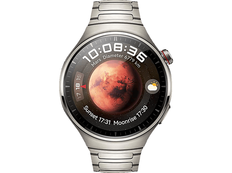 4 Pro Titanium Smartwatch, LTE Armband Gehäuse, Elite 48mm Watch HUAWEI Titanlegierung