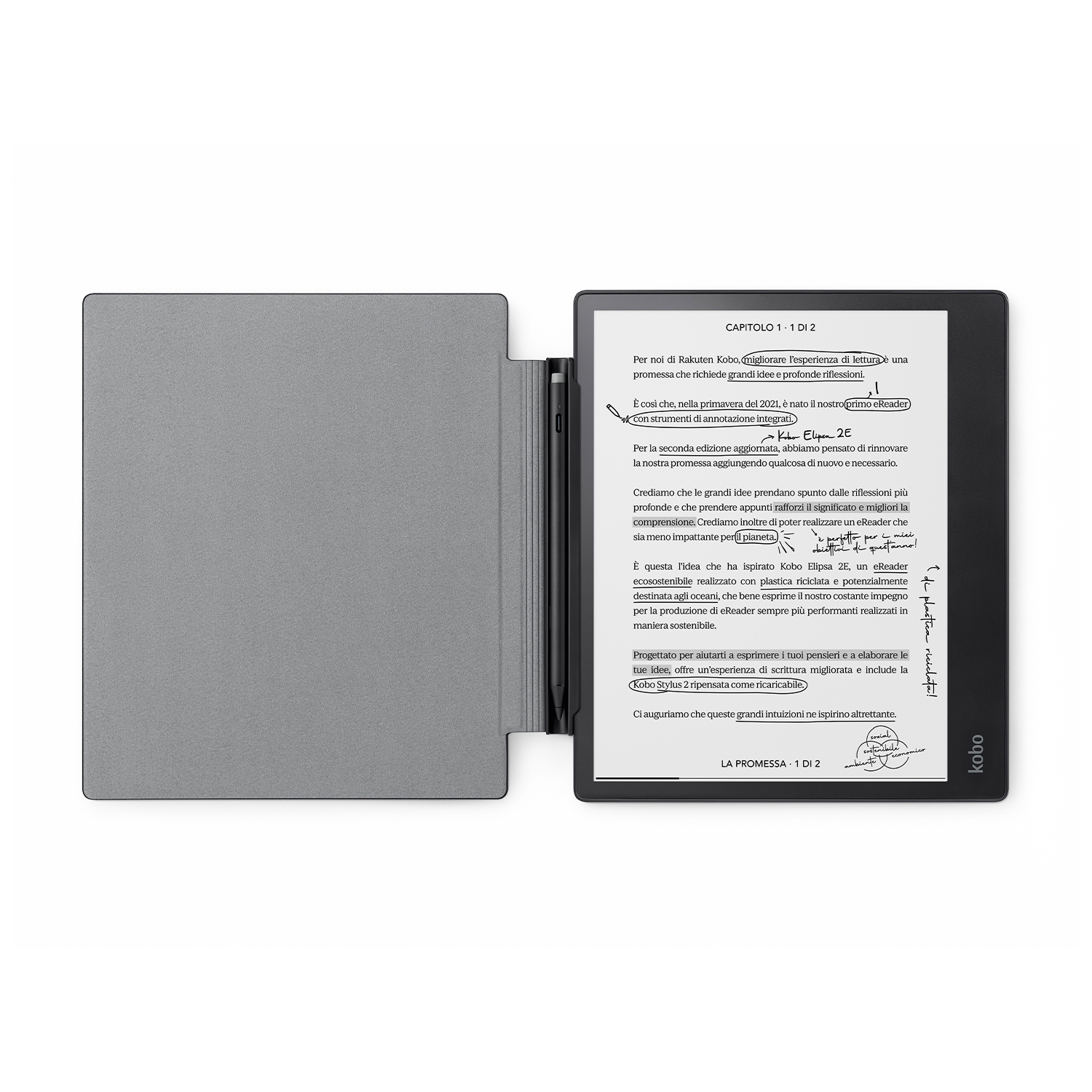 Kobo Custodia Sleepcover Elipsa 2E