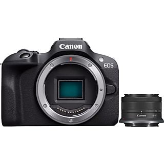 CANON EOS R100 Systemkamera mit RF-S 18-45mm f4.5-6.3 IS STM Objektiv