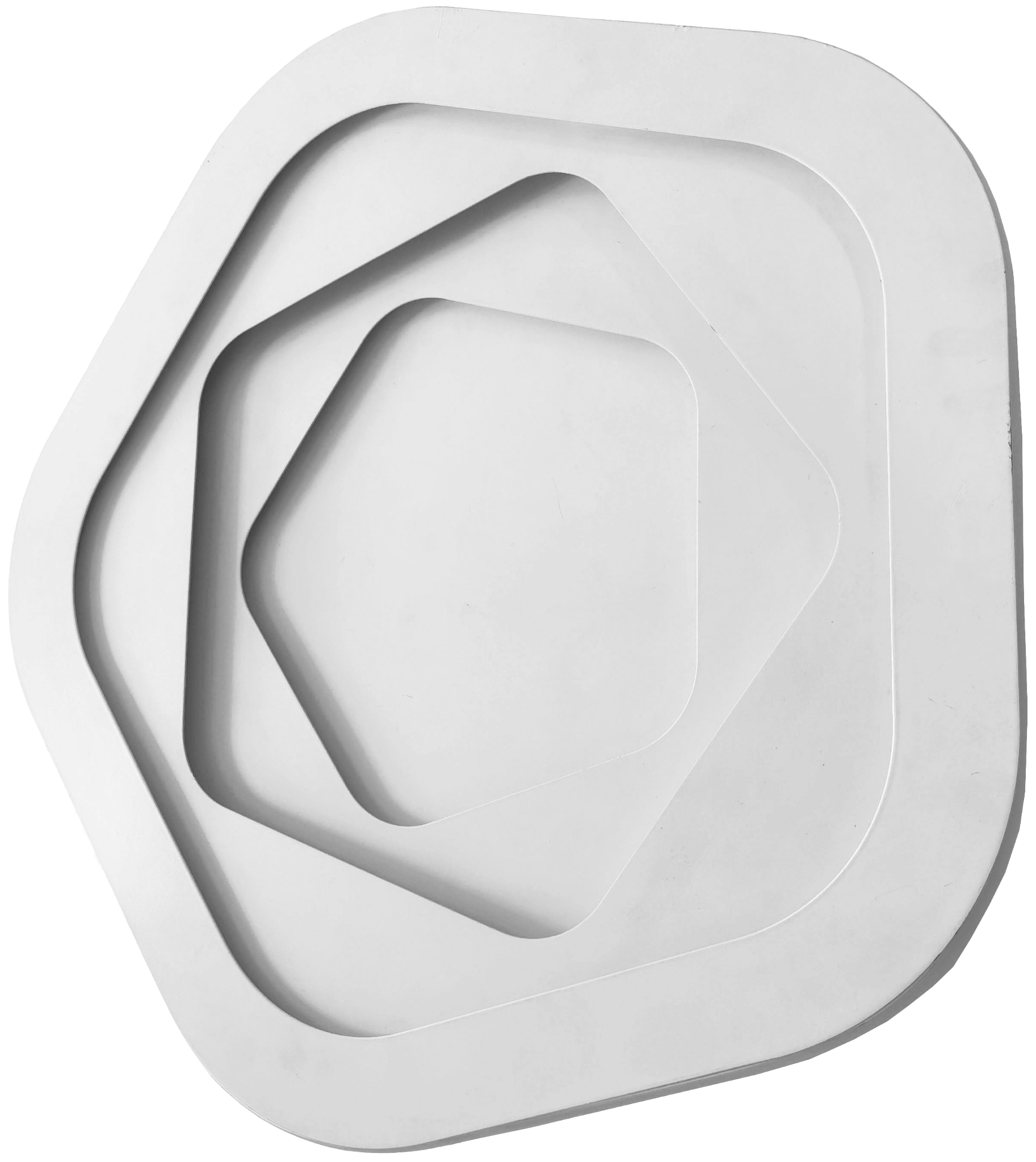 AVIDE Adair LED design mennyezeti lámpa, 102W (51+51), 6010 lm, RF távirányítóval (ADO3S-ADA-2.4G)